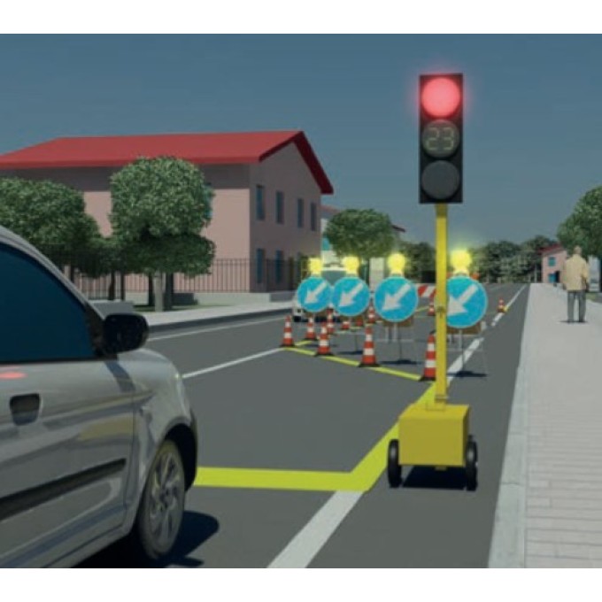 Set semafoare mobile quart si afisare timp 